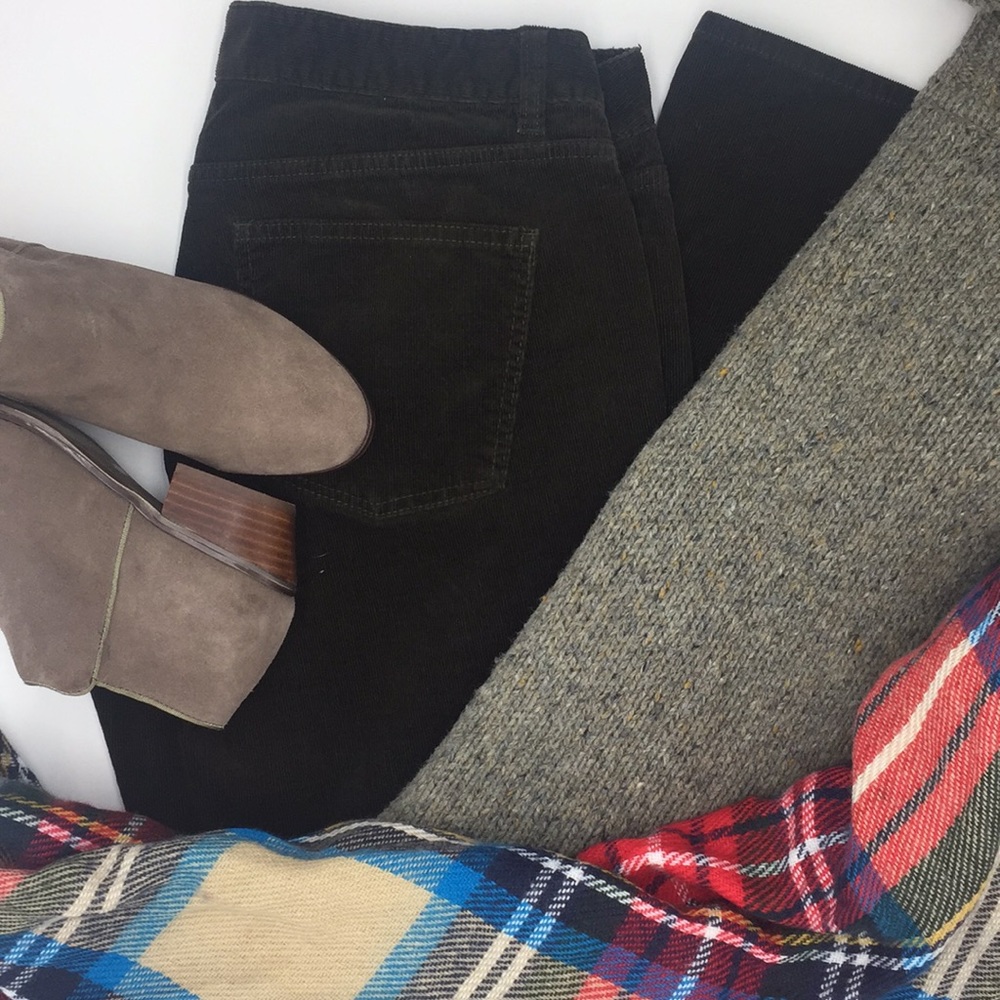 TALBOTS Brown Corduroy Pants SZ 12